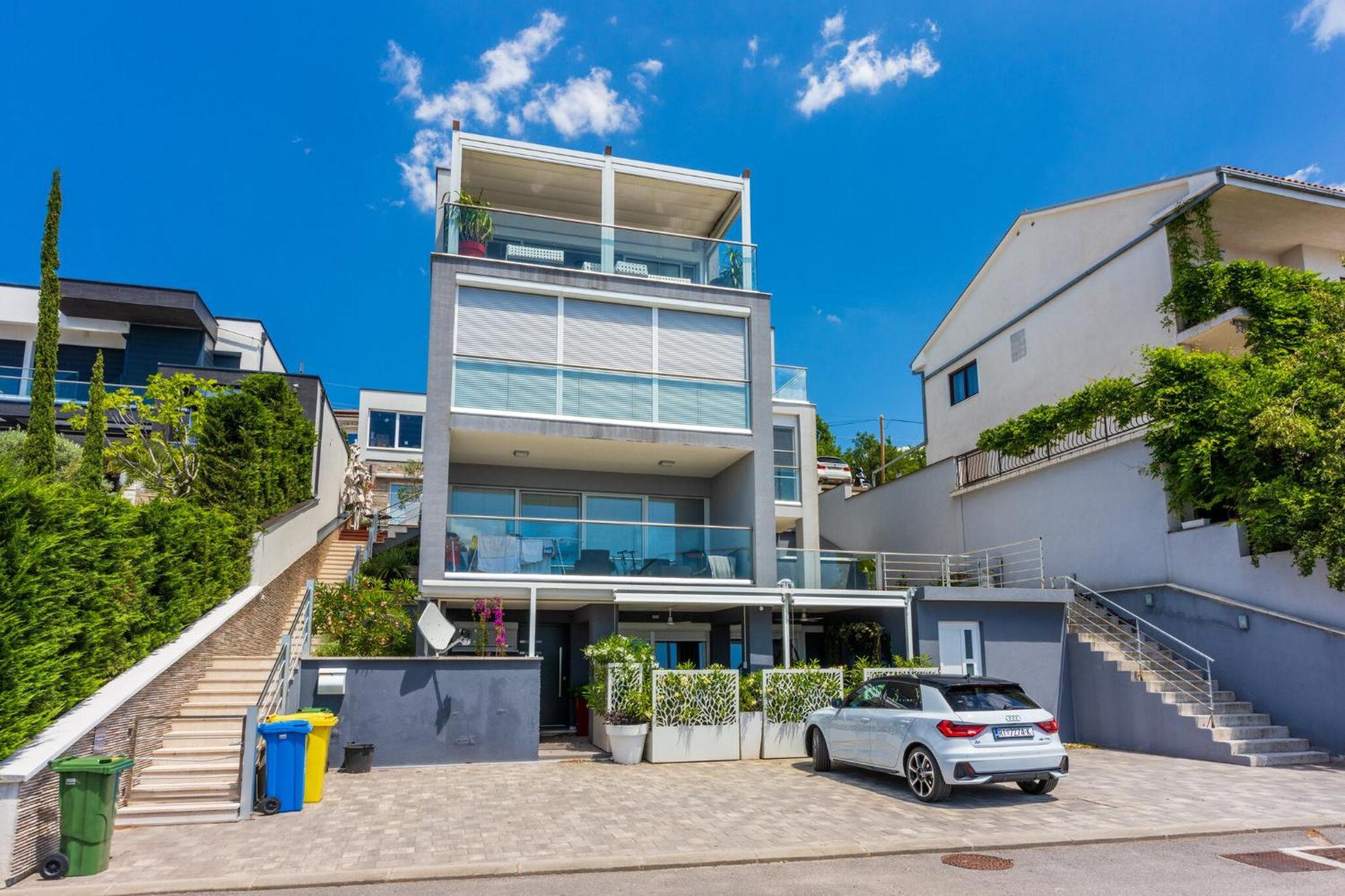 Panoramica Apartment With Whirlpool Crikvenica Exterior photo