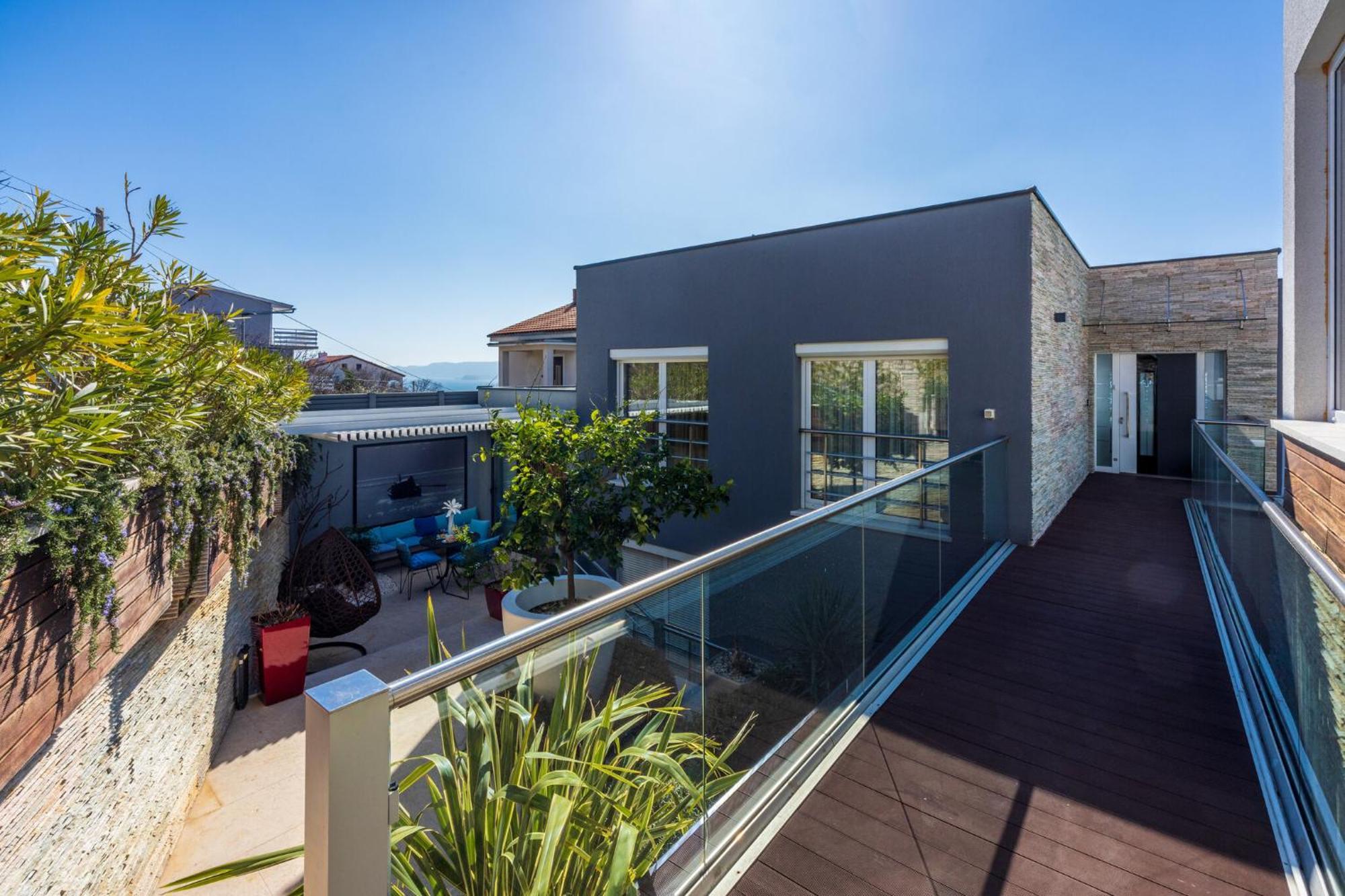 Panoramica Apartment With Whirlpool Crikvenica Exterior photo
