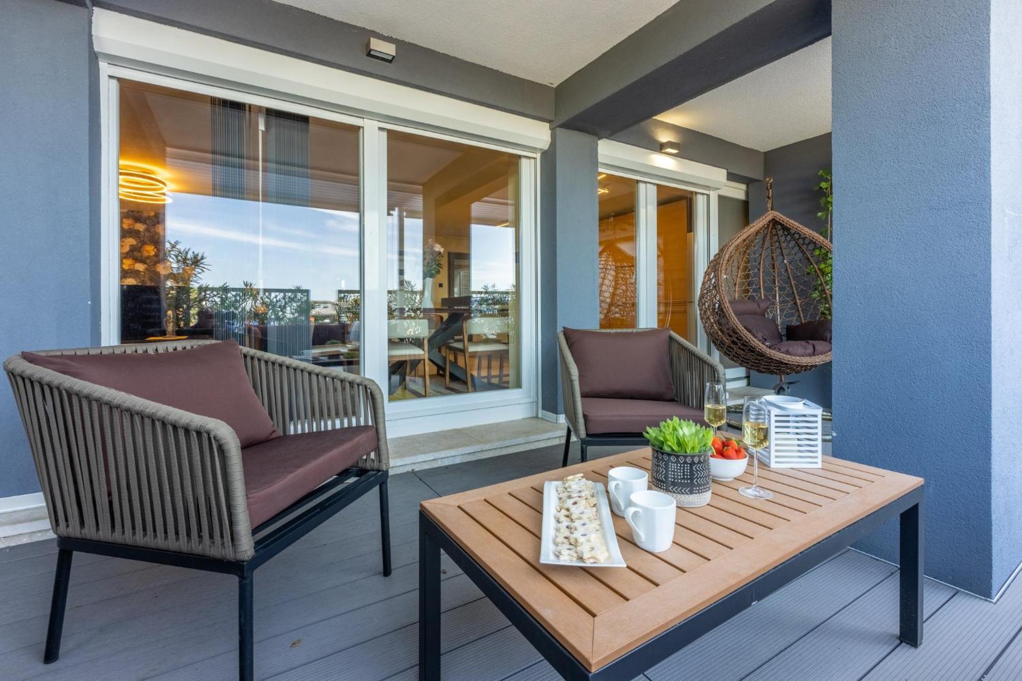 Panoramica Apartment With Whirlpool Crikvenica Exterior photo